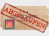 Abgelaufende Instagram Gutscheine Gewinnspiel